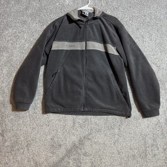 Columbia Fleece Jacket Mens Sz Medium Y2K Vintage Gorpcore Full Zip Warm Utility